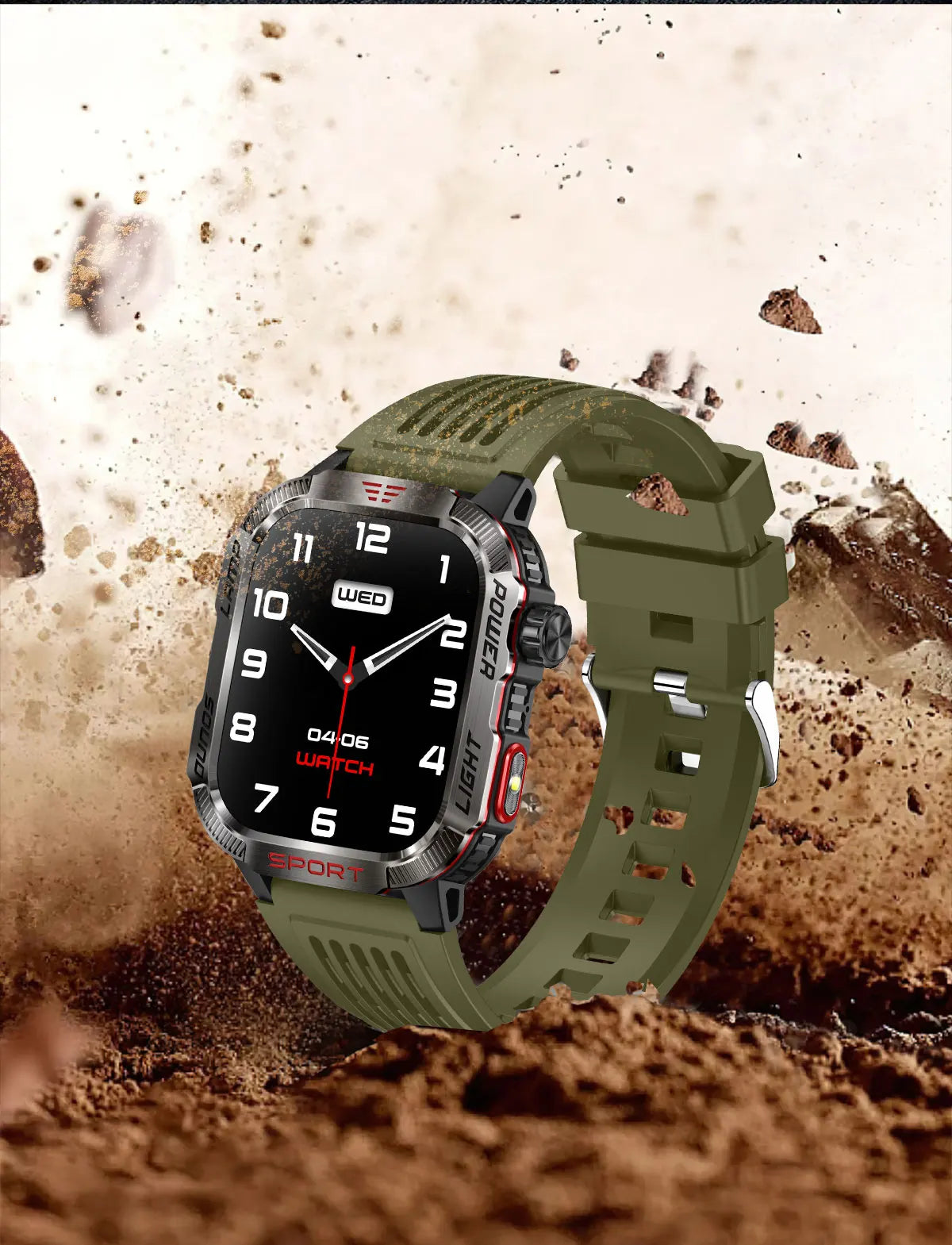 Military Outdoor Sport Smart Watch