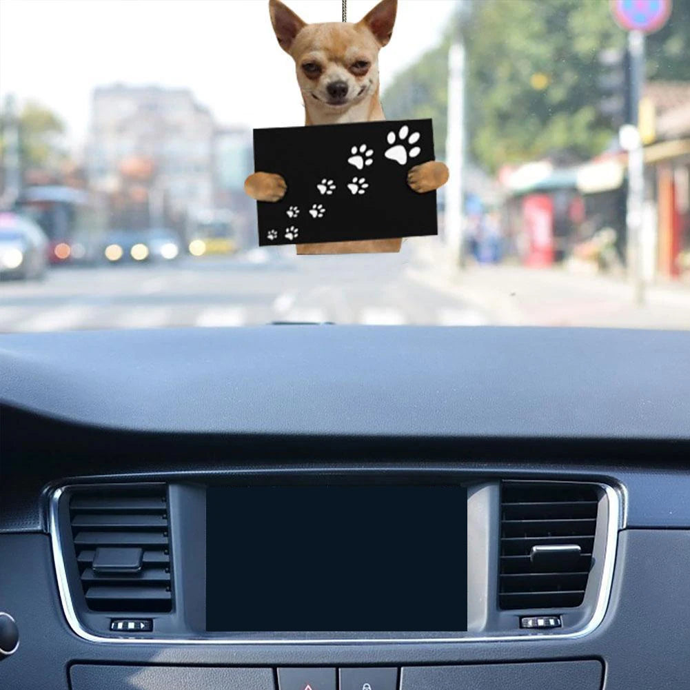 Car Pendant Practical Interior Ornament Hanging Mini Puppy Shape