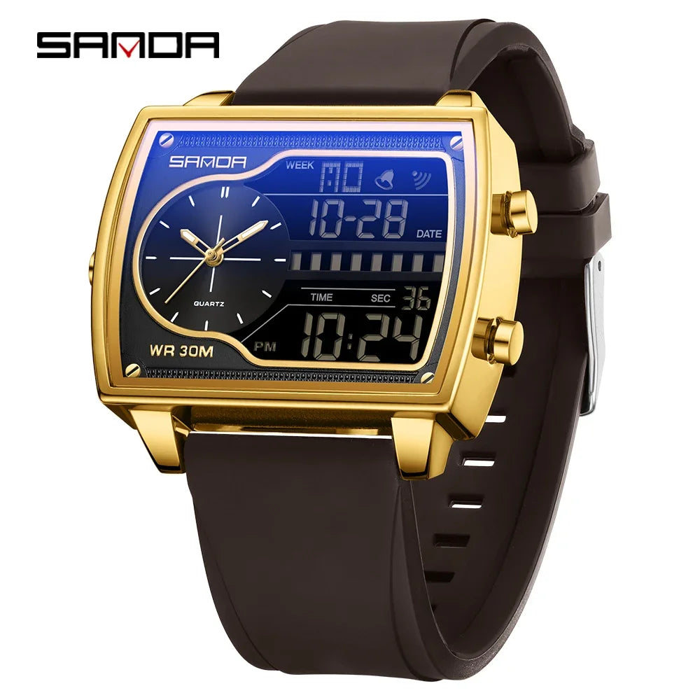 SANDA Top Brand Men's Quartz Watch