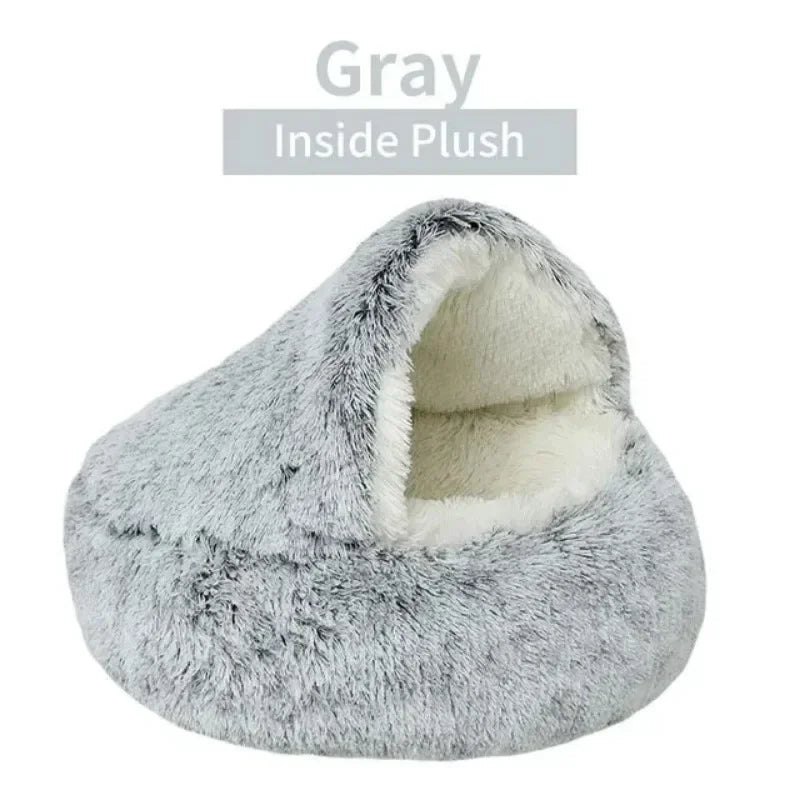 Round Cat Cushion Semi Enclosed Pet Sleep Bags