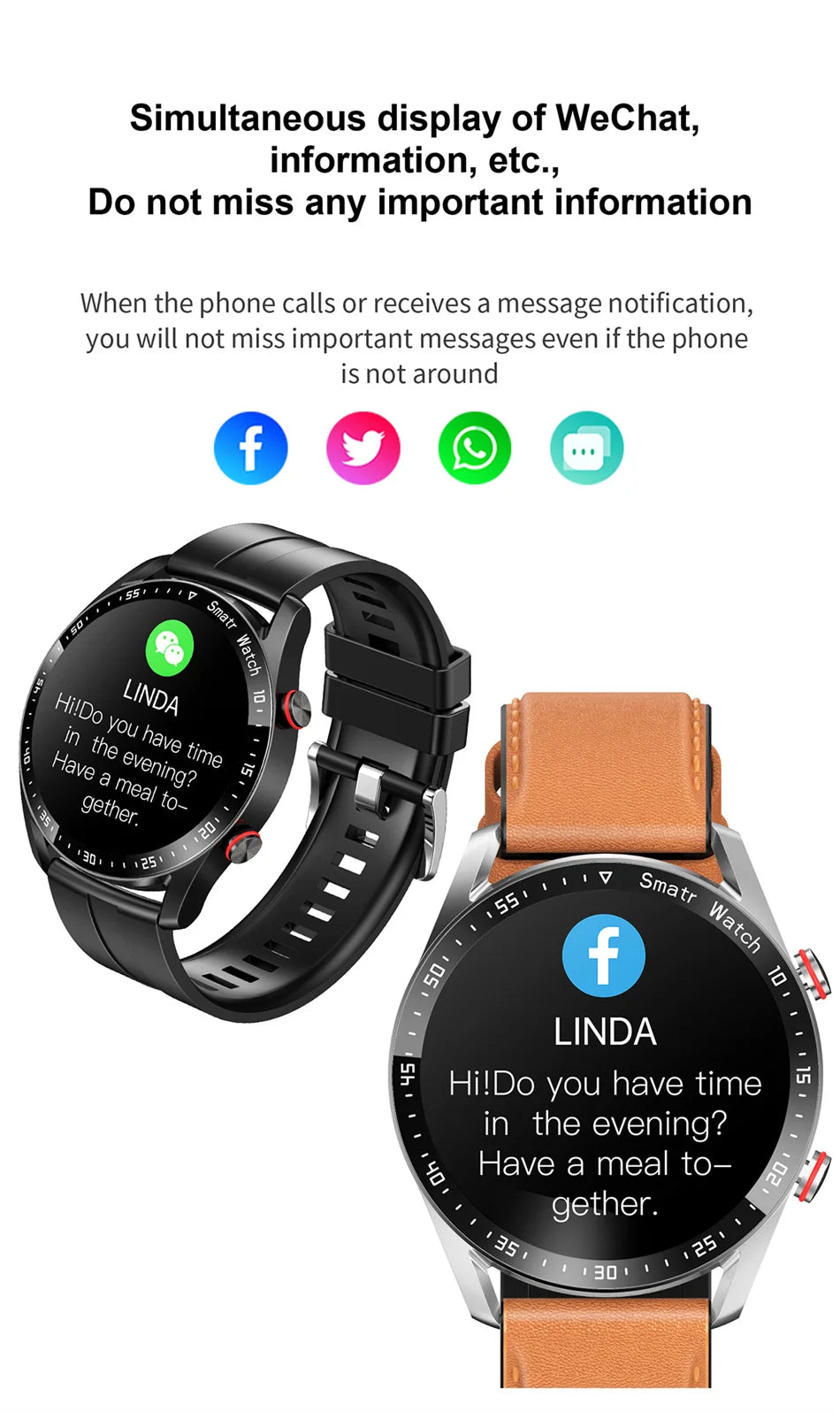 Bluetooth Call Smart Watch