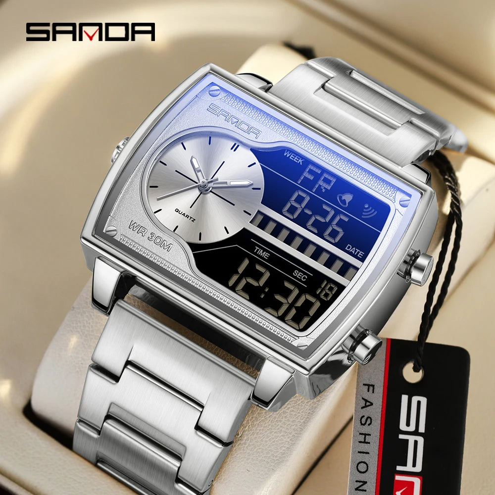 SANDA Top Brand Men's Quartz Watch