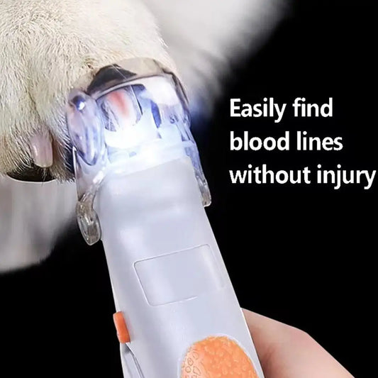 Pet Nail Clippers With Led Luminous Light