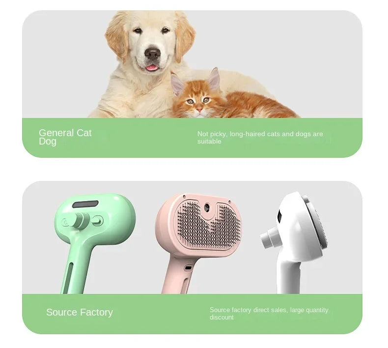 3-in-1 Dog Hair Brush Cat Hair Brush