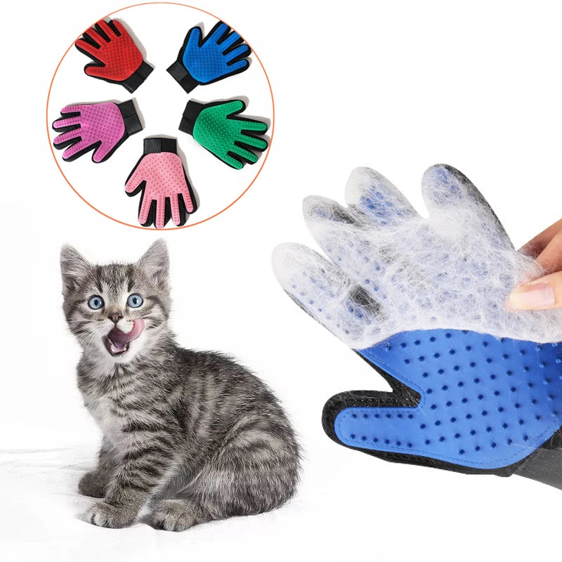 Pet Glove Cat Grooming  Dog Comb for s Bath