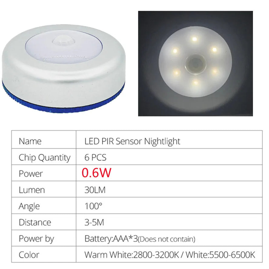 PIR Motion Sensor Night Light