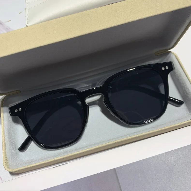 Vintage Square Sunglasses Women Men Luxury Brand