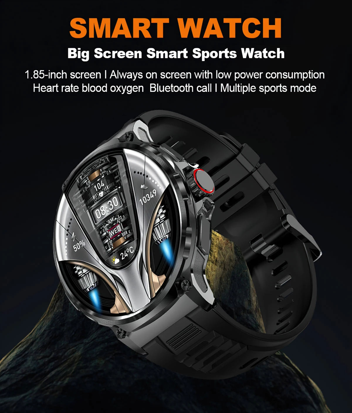 Ultra HD Smart Watch For Huawei Xiaomi 1.85-inch