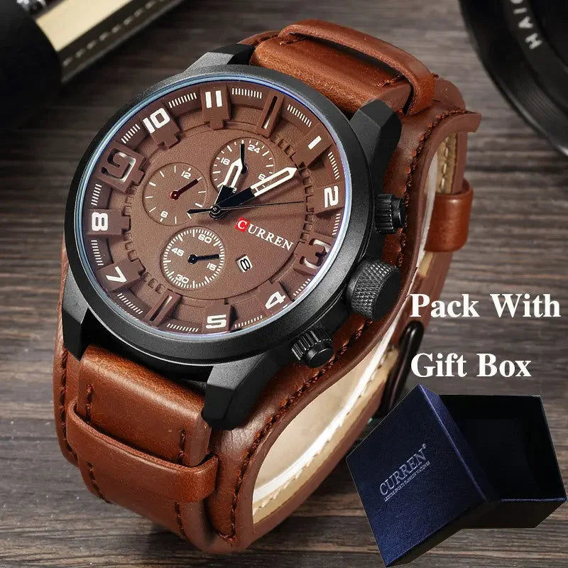 New CURREN Top Brand Luxury Mens Watches