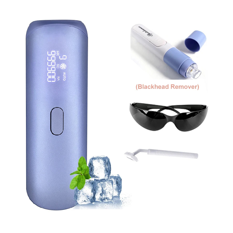 Cooling Laser Hair Removal 3-in-1 IPL Epilator