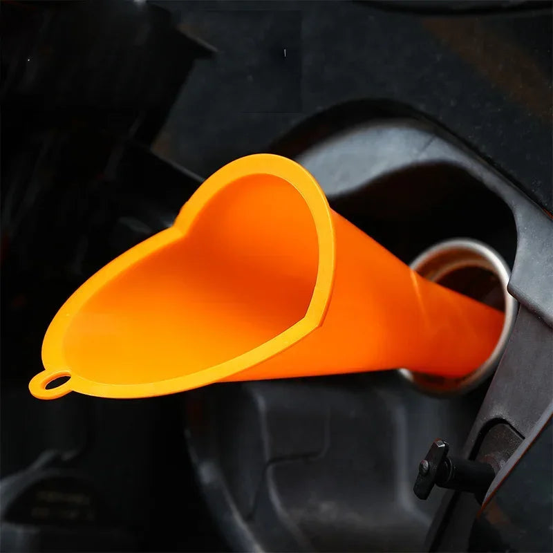 Car Long Stem Funnel Gasoline Oil Fuel Filling Tools