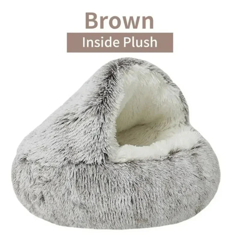 Round Cat Cushion Semi Enclosed Pet Sleep Bags