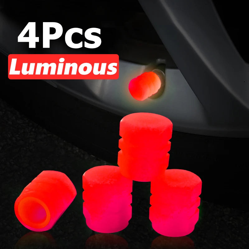 Luminous Valve Caps Fluorescent