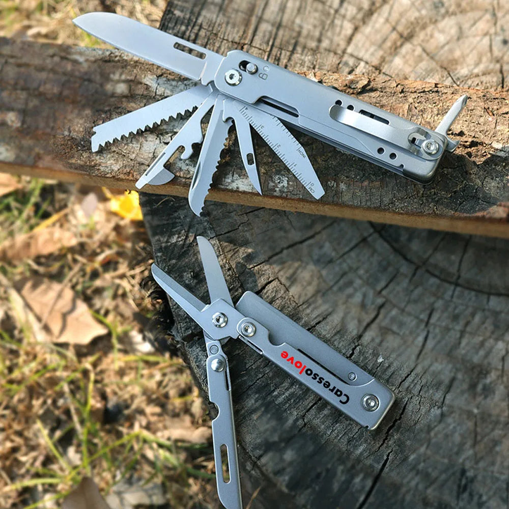 Combination Multitool Folding Knife