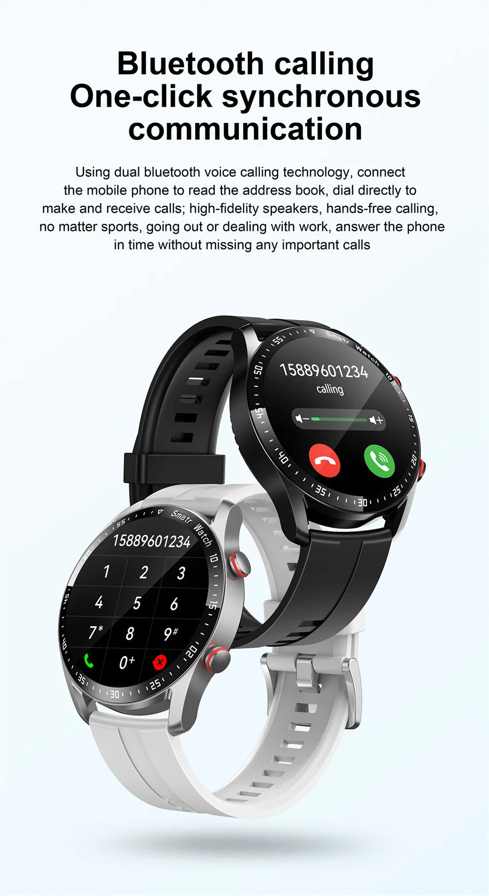 Bluetooth Call Smart Watch