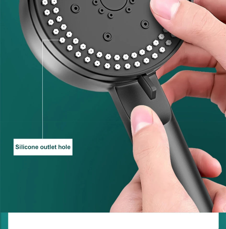 VILOYI 8 Modes Adjustable Shower Head High-pressure Water Saving