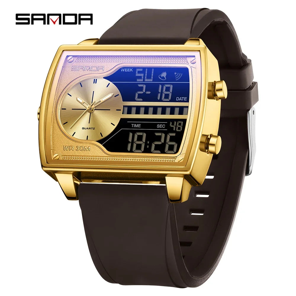 SANDA Top Brand Men's Quartz Watch