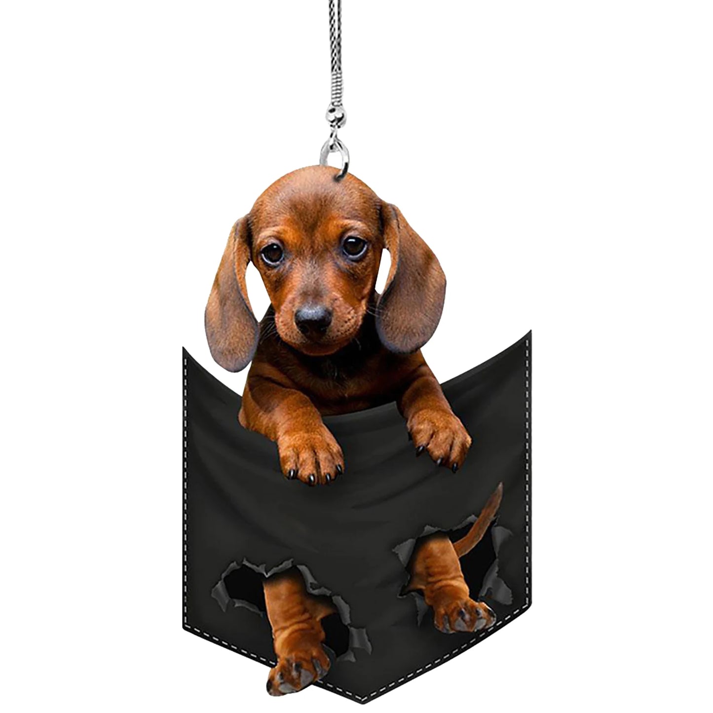 Car Pendant Practical Interior Ornament Hanging Mini Puppy Shape