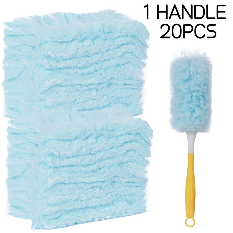 Double sided 360 ° electrostatic dust duster is used for large-scale cleaning of dust