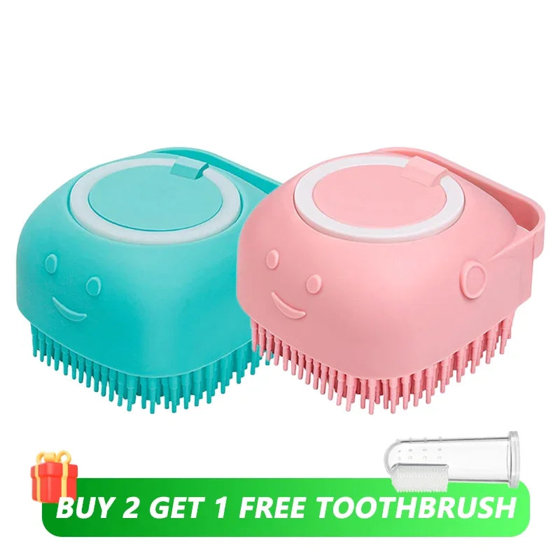 Dog Bathing Brush Pet Massage Brush