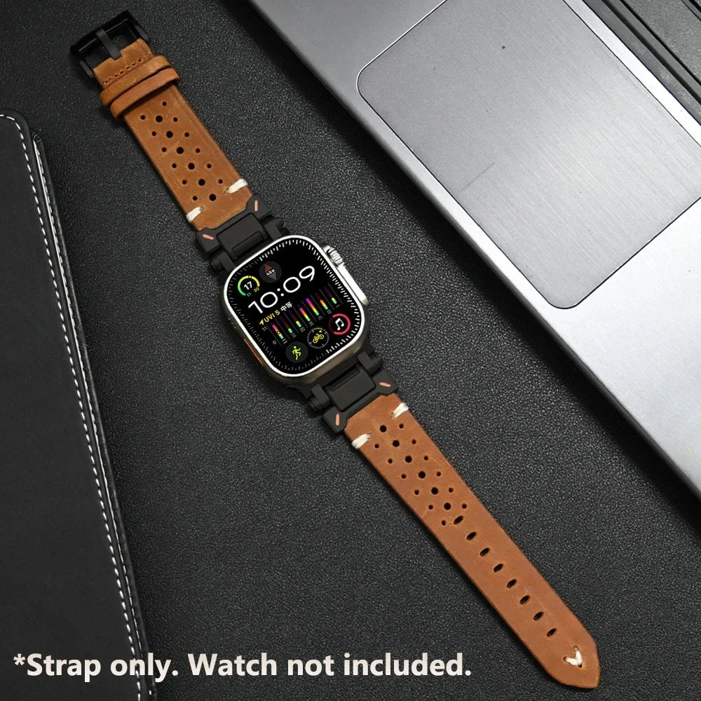 Luxury Leather Band for Apple Watch