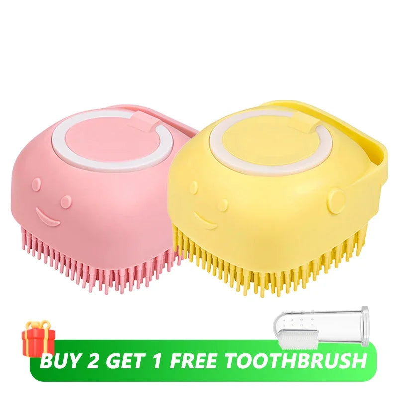 Dog Bathing Brush Pet Massage Brush