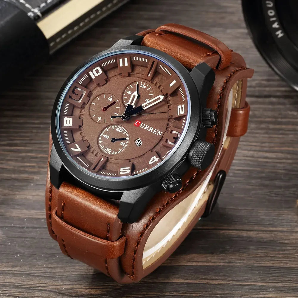 New CURREN Top Brand Luxury Mens Watches