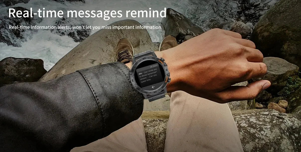 LIGE Smartwatch for Android IOS Phone