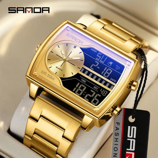 SANDA Top Brand Men's Quartz Watch