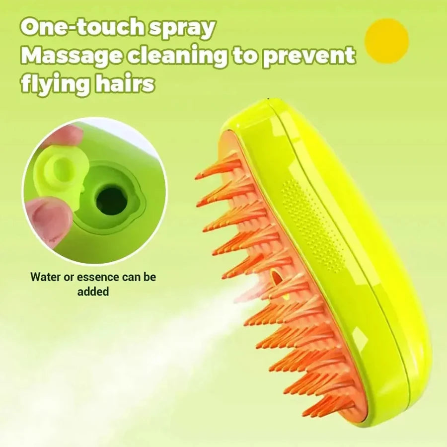 Pet Cleaning Brush Steam