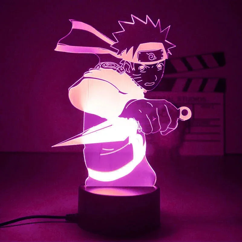 Anime Naruto Action Figures Night Light