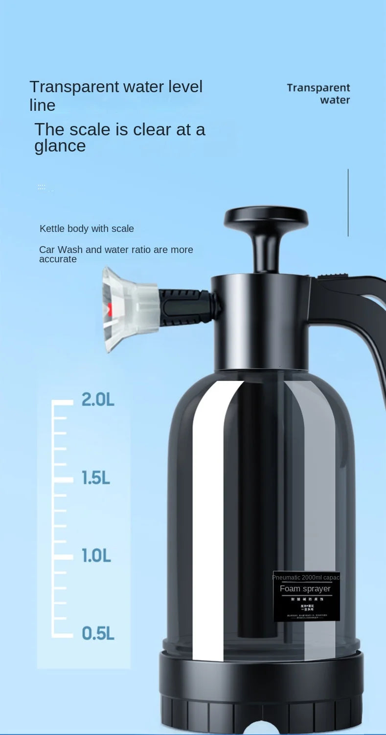 Hand Pump Foam Sprayer with 3 Types of Nozzle