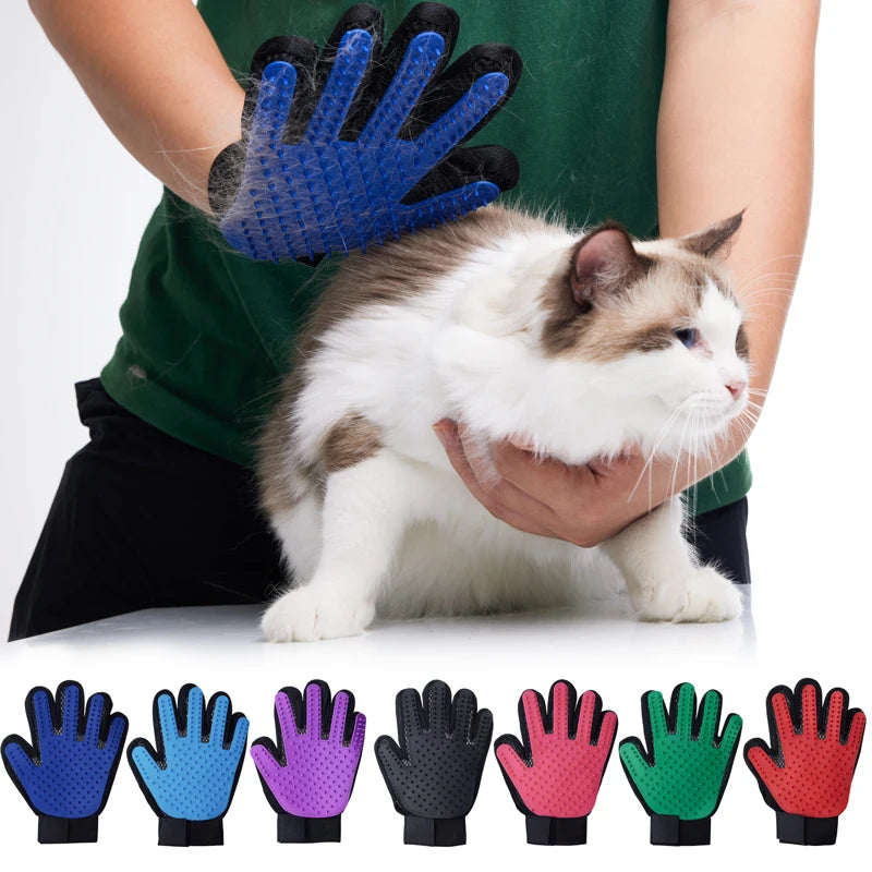 Pet Glove Cat Grooming  Dog Comb for s Bath