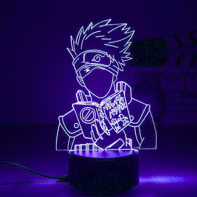 Anime Naruto Action Figures Night Light