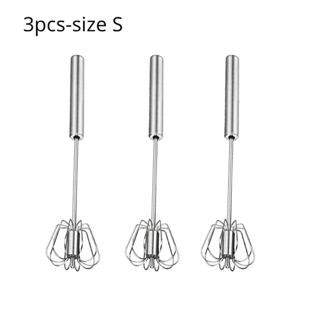 Semi Automatic Mixer Whisk Egg Beater Stainless Steel