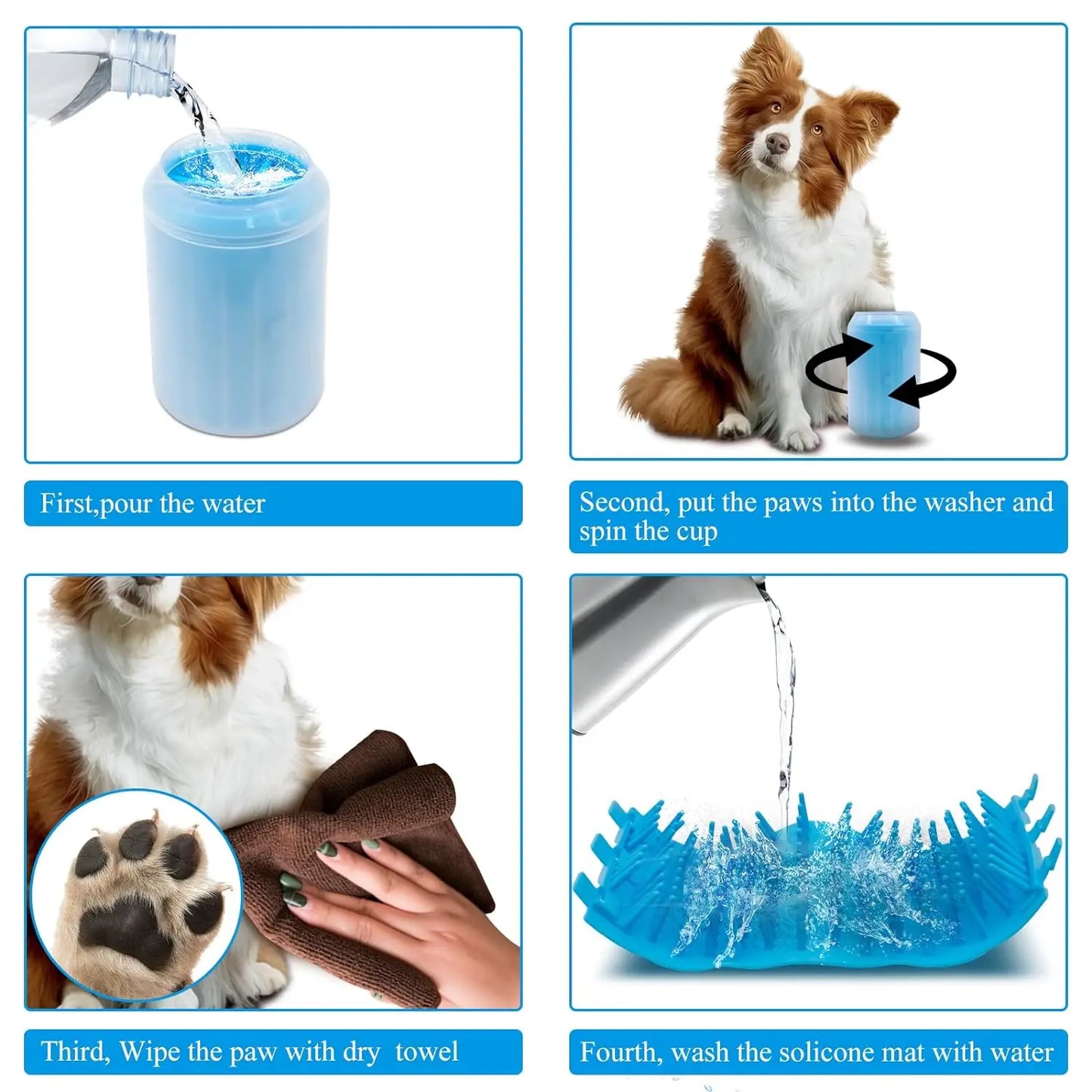 Soft Silicone Material Pet Foot Wash Cup