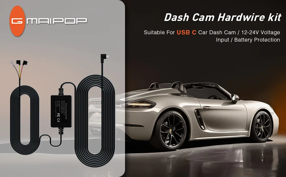 Car Dash Cam with GPS Night Vision