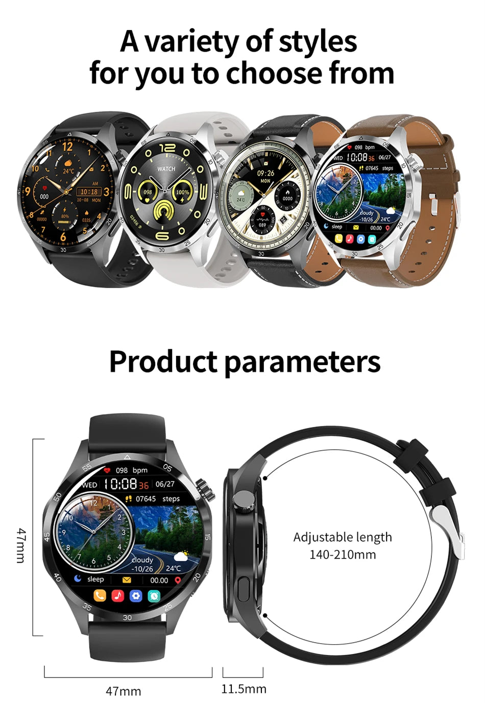 Men Watch For Huawei Smart Watch