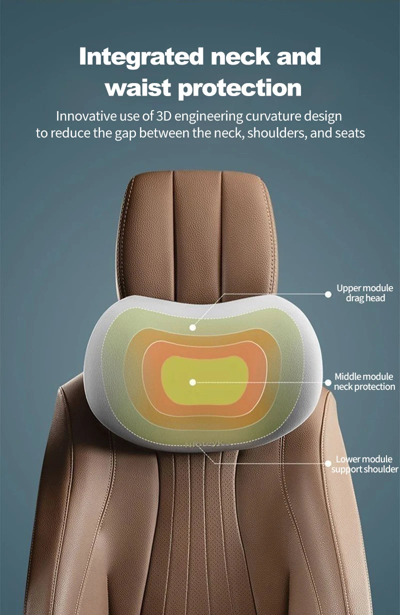 Car Foam Neck Pillow Protection Lumbar