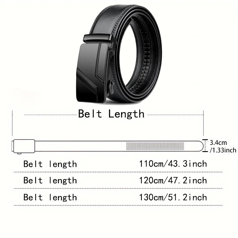 Men's High-Quality Belt 110cm 120cm 130cm Luxury Belt,