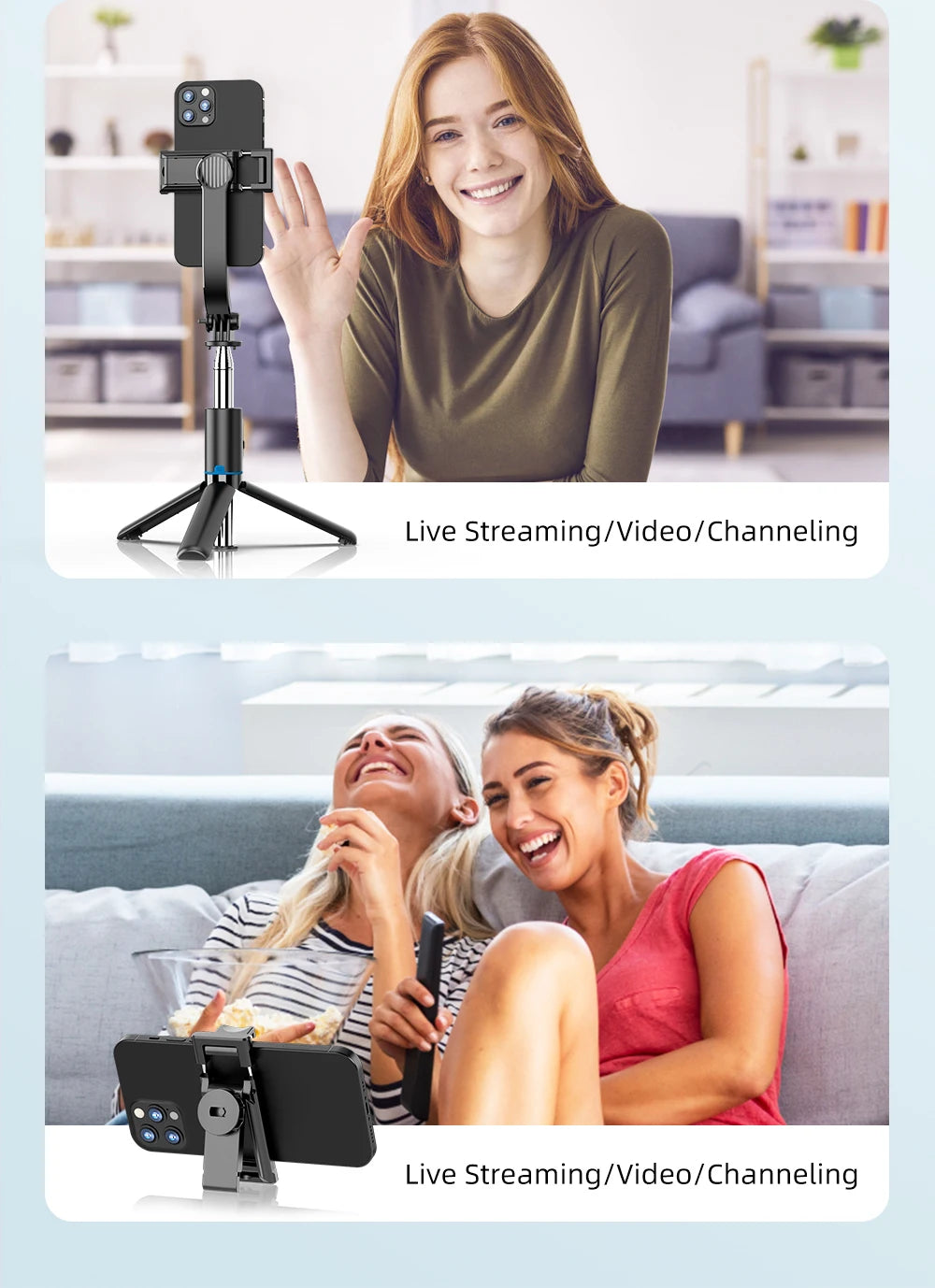 W&O C01 Telescopic Selfie Stick Tripod Monopod