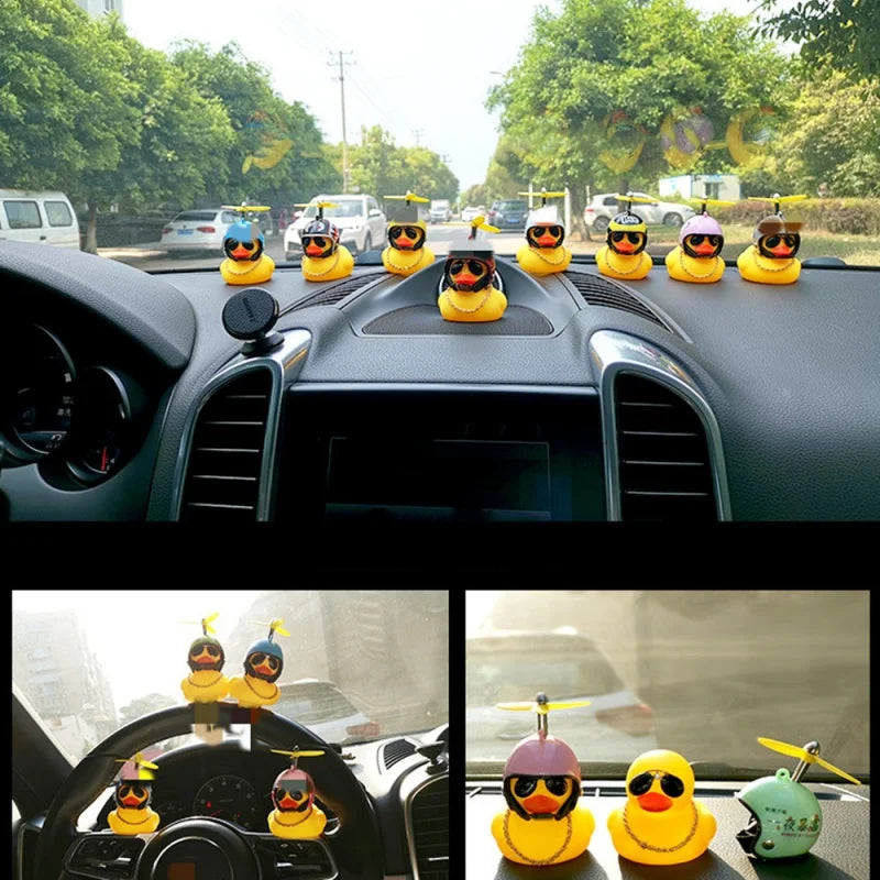 Multi Cute Rubber Duck Toy Car Ornaments Yellow Duck