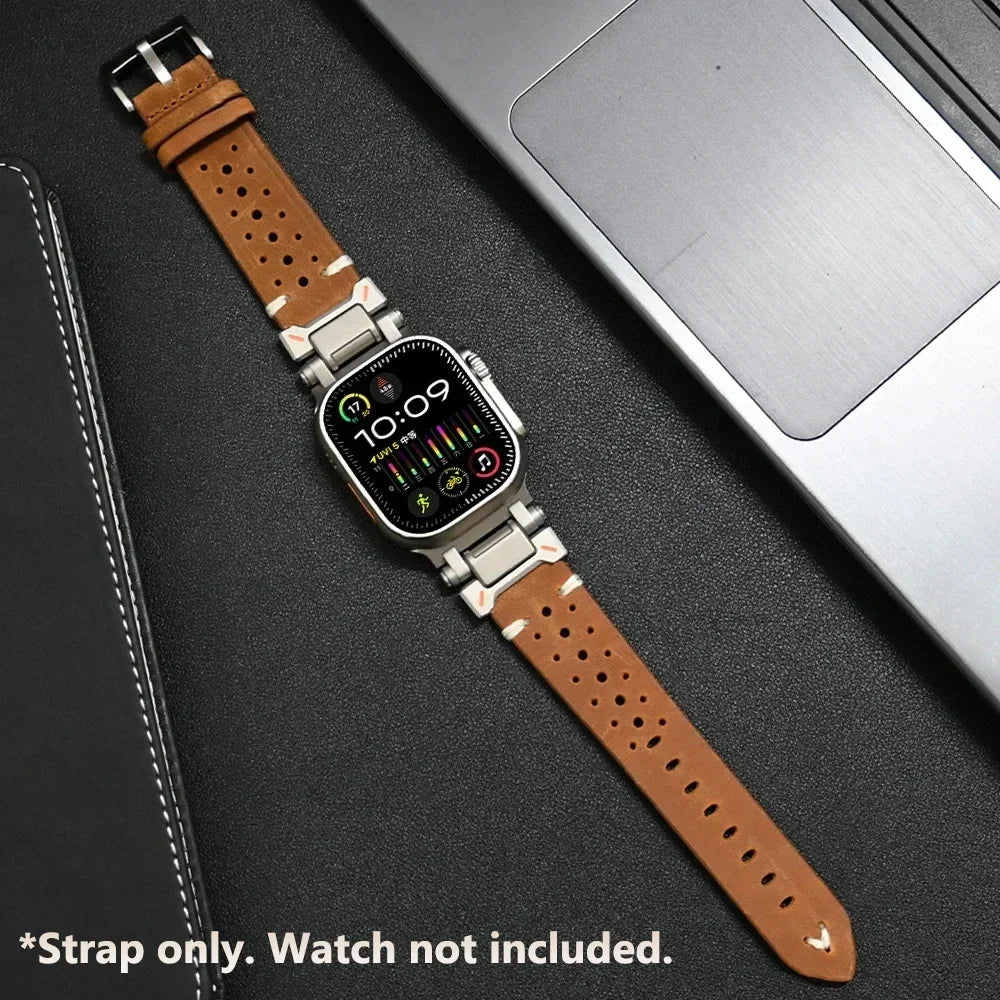 Luxury Leather Band for Apple Watch