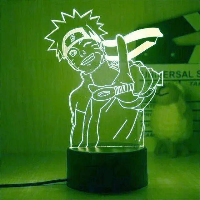 Anime Naruto Action Figures Night Light