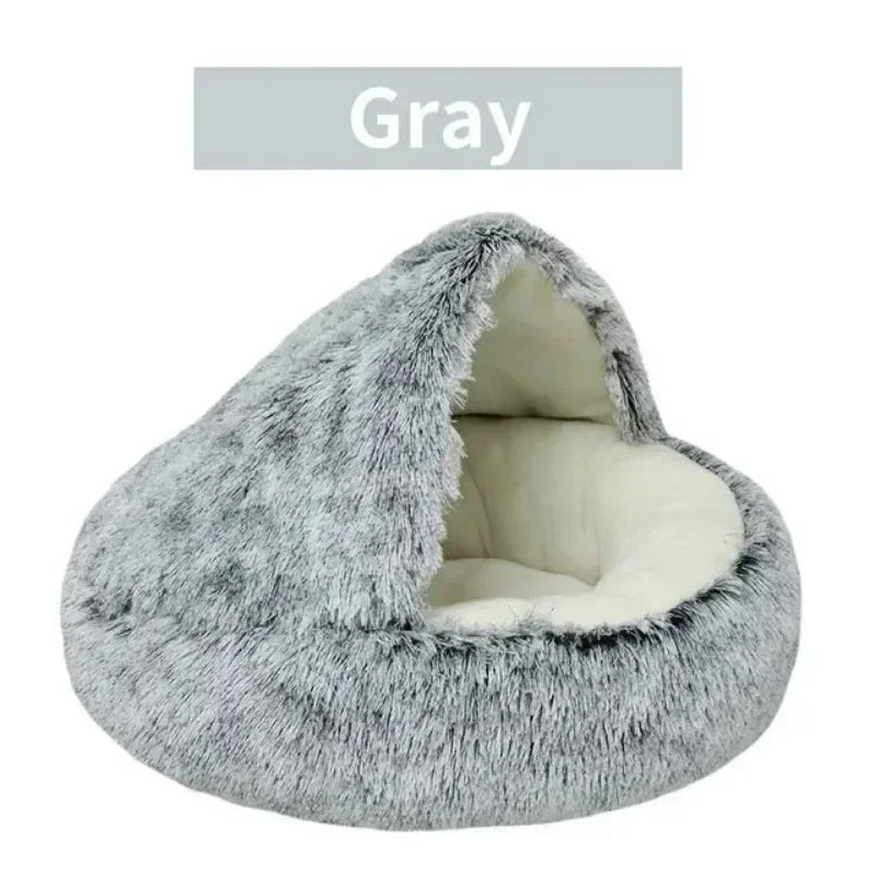 Round Cat Cushion Semi Enclosed Pet Sleep Bags