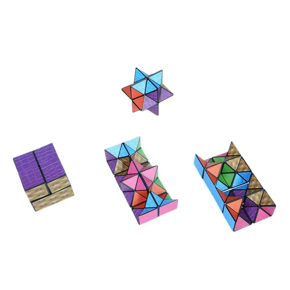 Versatile Magic Cube Anti Stress Fidget Toys 
For Kids Geometric 3d Infinite Puzzle 
Cube Grownups's Antistress Toy W4i9