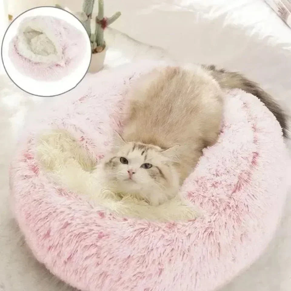 Round Cat Cushion Semi Enclosed Pet Sleep Bags