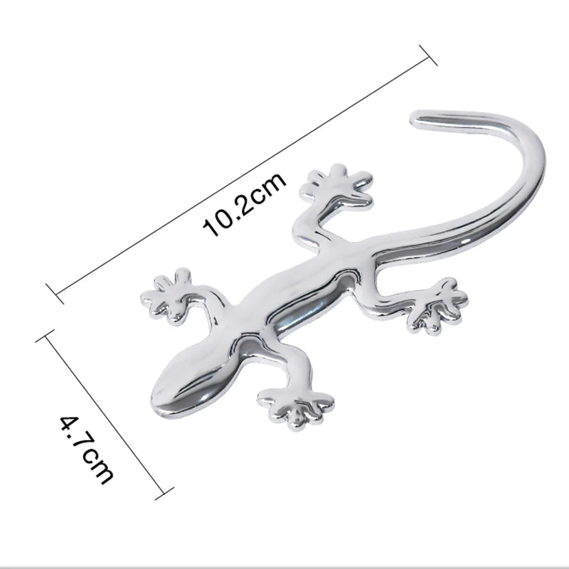 Car Sticker Gecko Lizard Decal 3D Plastic