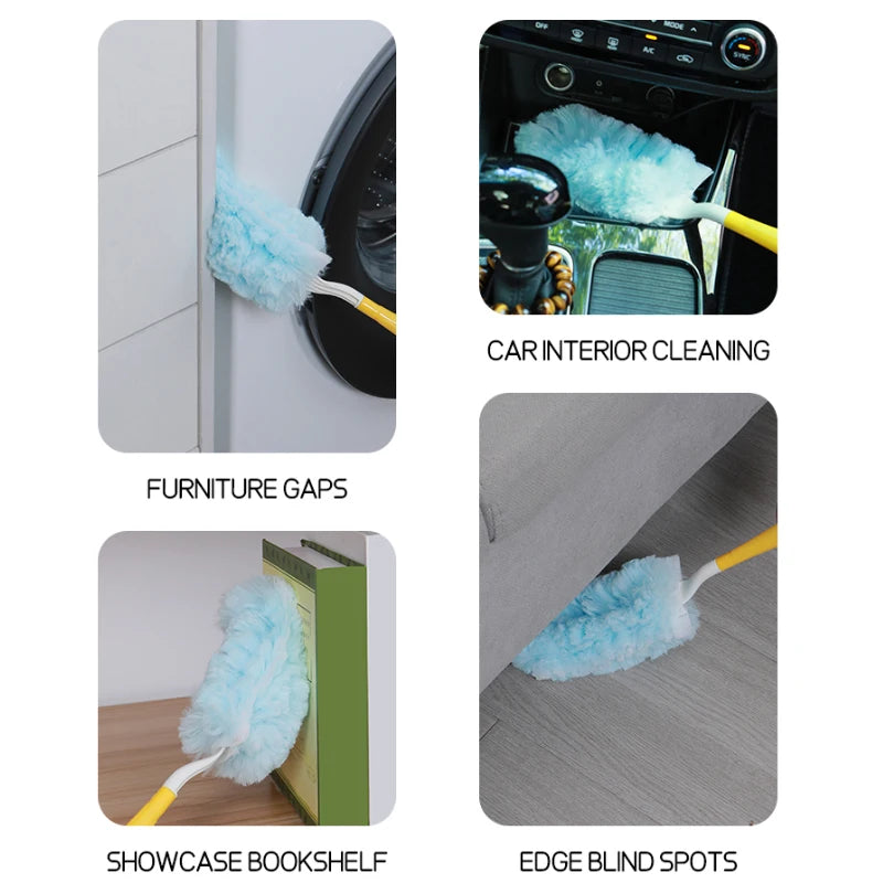 Double sided 360 ° electrostatic dust duster is used for large-scale cleaning of dust