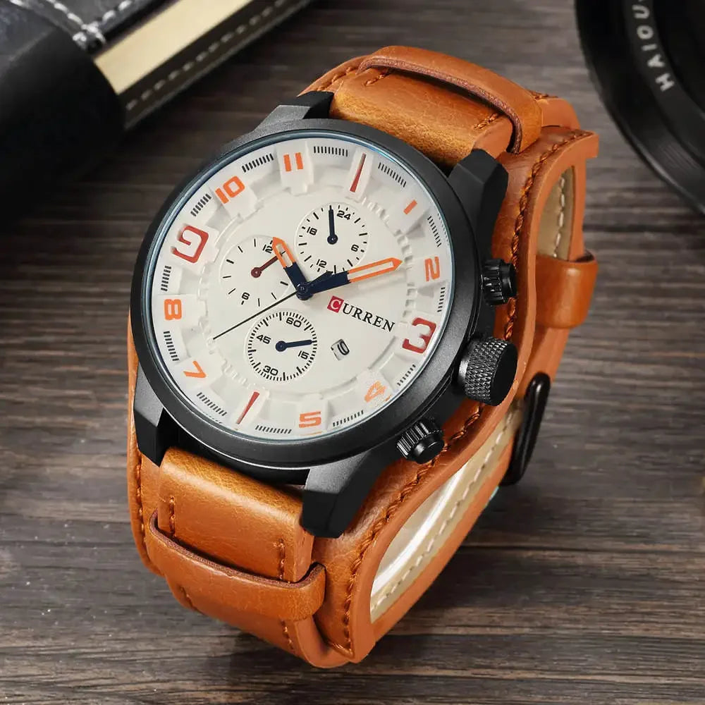 New CURREN Top Brand Luxury Mens Watches